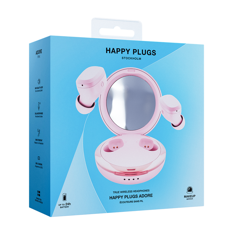Happy Plugs Adore - Pink