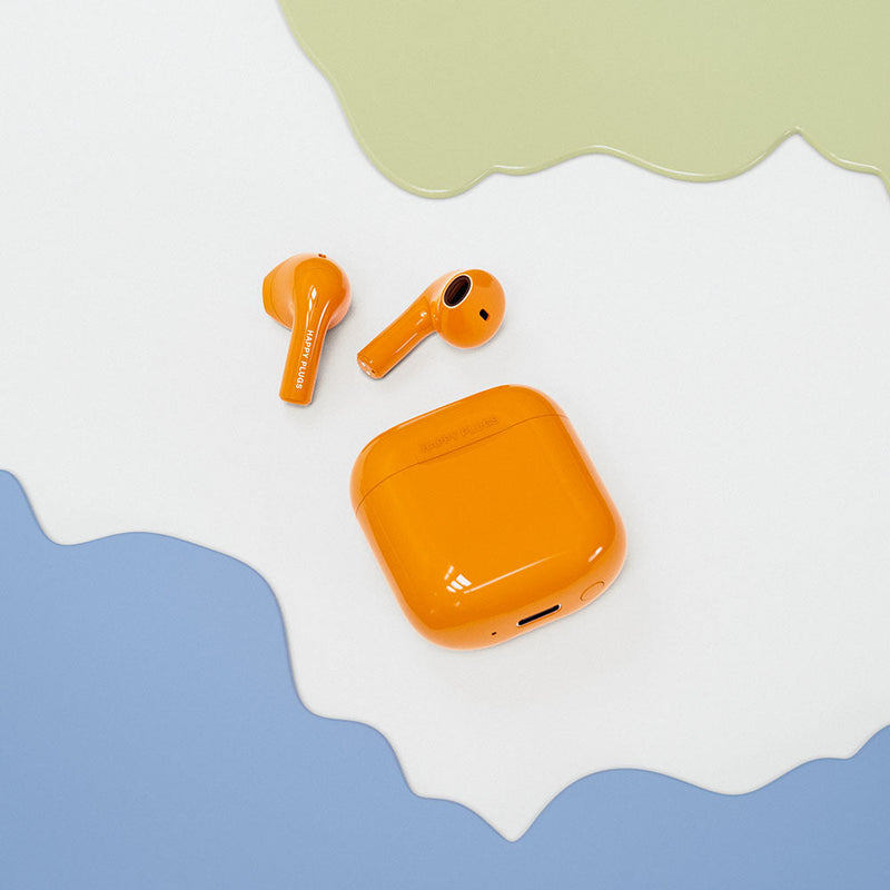 JOY - Orange JOY- True Wireless Headphones - Earphones & EarPods by Happy Plugs