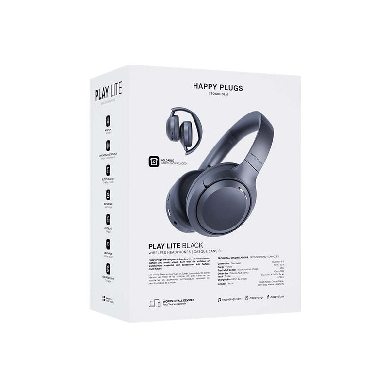 Happy Plugs Play Lite - Black