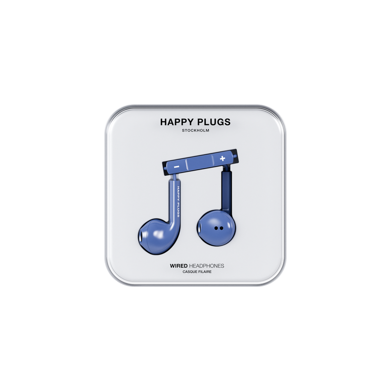 Happy Plugs Wired - Blue