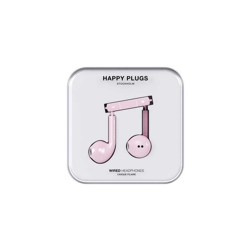 Happy Plugs Wired - Pink