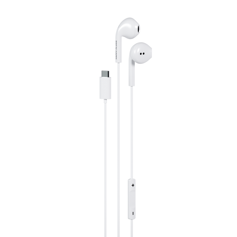 Happy Plugs Wired - White