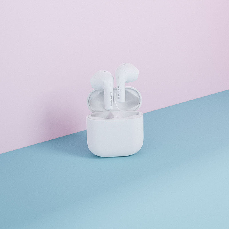 JOY - White JOY- True Wireless Headphones - Earphones & EarPods by Happy Plugs